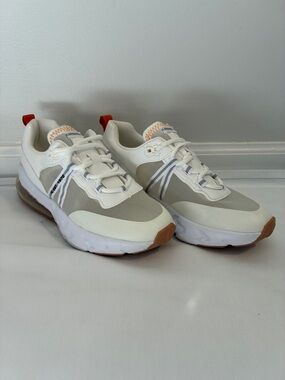 French Connection White Vegan Leather & Mesh Sneakers Size 7.5 NWOT